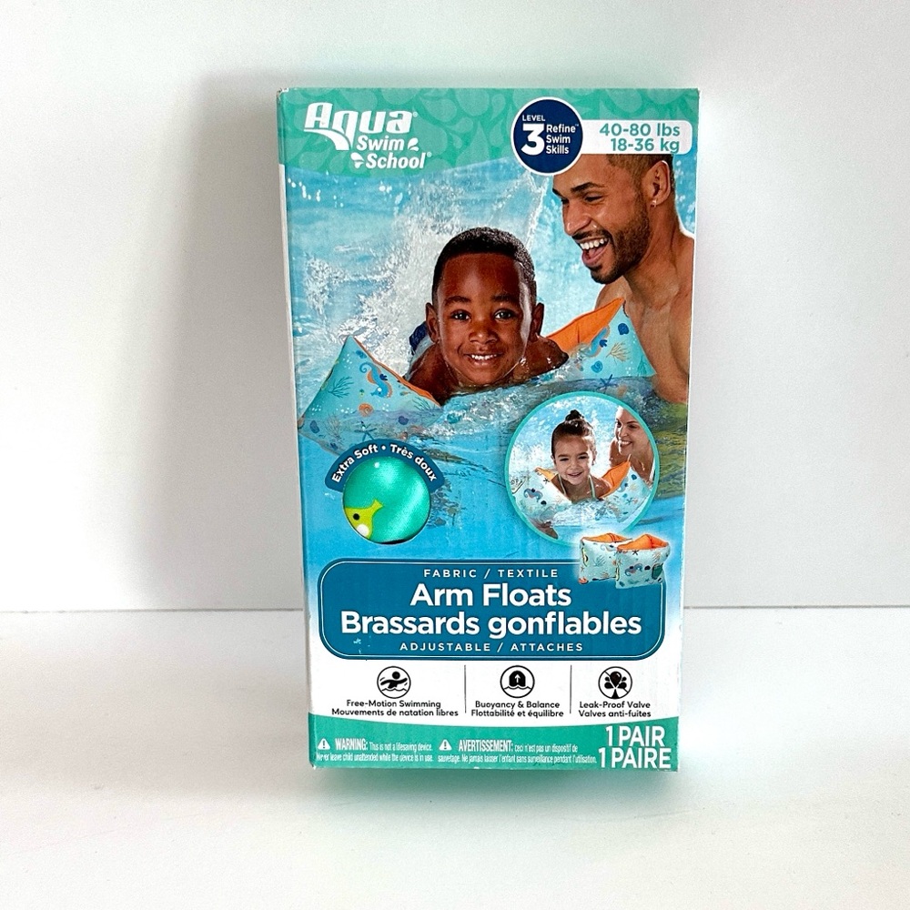 Aqua Swim School Adjustable Fabric Arm Floats Level 3
